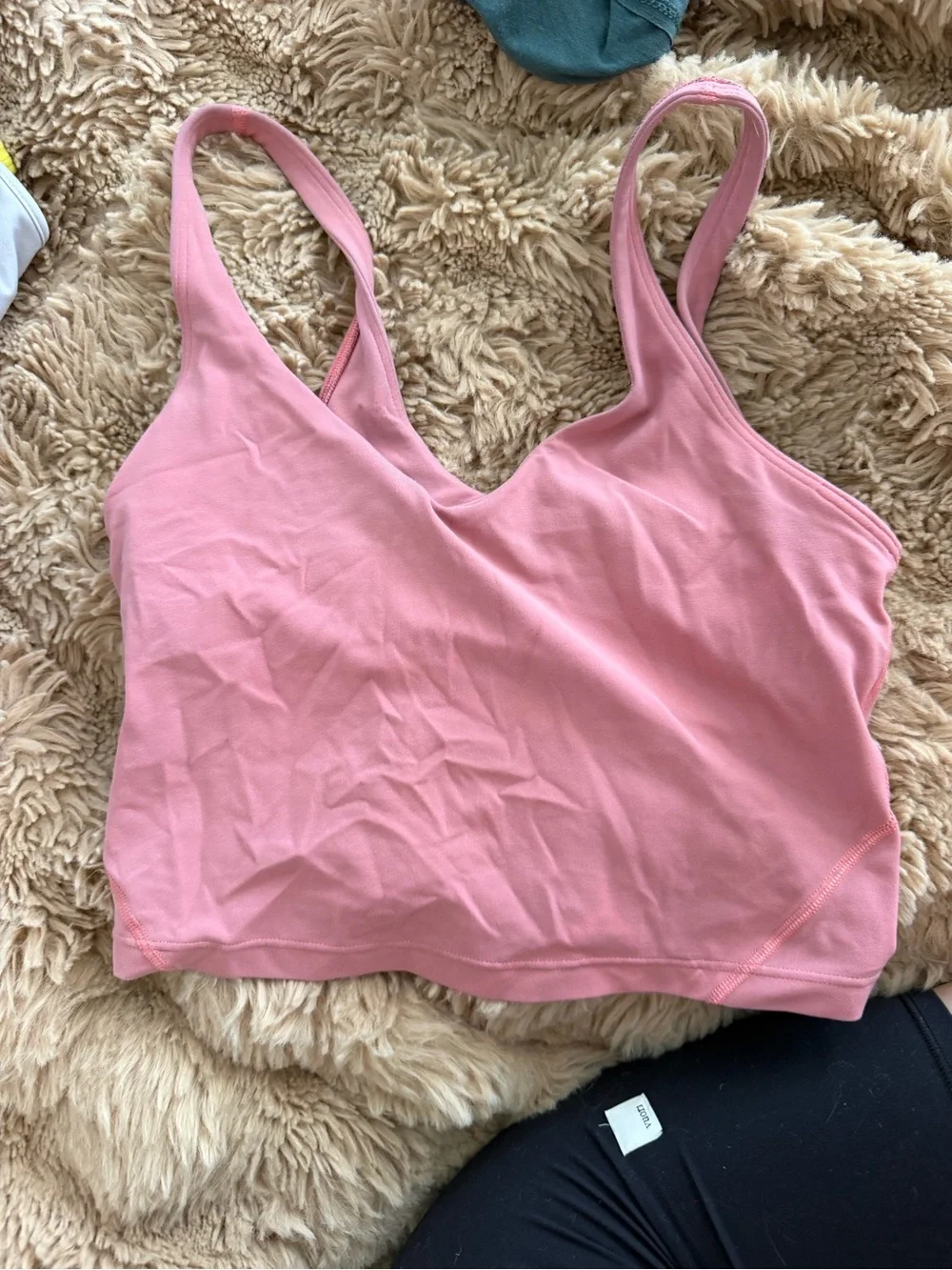 Lululemon Align tank with built in bra - 6 pink